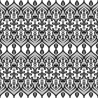 Seamless flower lace pattern vector