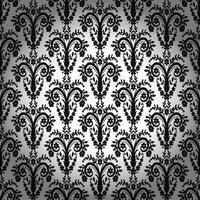 Seamless damask pattern vector