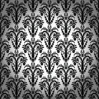 Seamless damask pattern vector