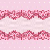 Seamless flower lace pattern vector