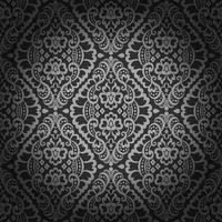 Vector vintage damask pattern design