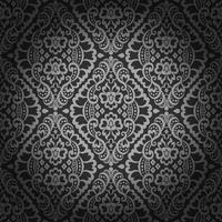 Vector vintage damask pattern design