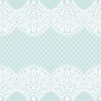 Seamless flower lace pattern vector