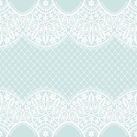 Seamless flower lace pattern vector