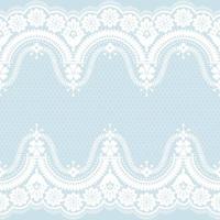 Lace seamless pattern with flowers vector