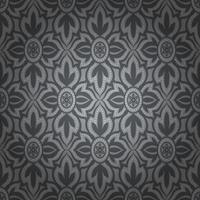 Seamless damask pattern vector