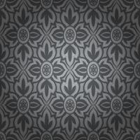 Seamless damask pattern vector