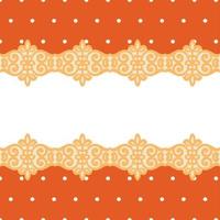 Seamless flower lace pattern vector