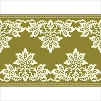 Seamless flower lace pattern vector