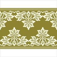 Seamless flower lace pattern vector