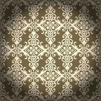Vector vintage damask pattern design