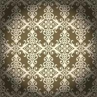 Vector vintage damask pattern design