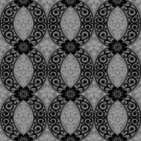 Seamless damask pattern vector