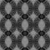 Seamless damask pattern vector