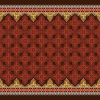seamless damask pattern vector
