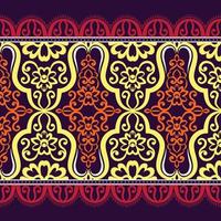 seamless damask pattern vector
