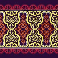 seamless damask pattern vector