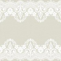 Seamless flower lace pattern vector
