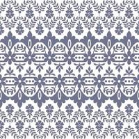 Lace seamless pattern with flowers vector