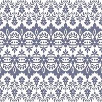 Lace seamless pattern with flowers vector