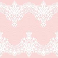 Seamless flower lace pattern vector
