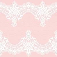 Seamless flower lace pattern vector