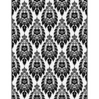 Seamless damask pattern vector