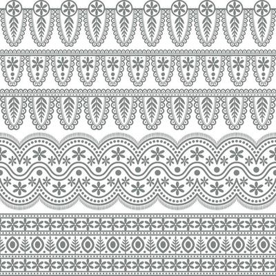 Seamless Lace Pattern and Borders  Wedding borders, Lace pattern, Seamless