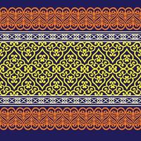 seamless damask pattern vector