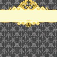 luxury book cover with ornamental pattern texture 2185075 Vector