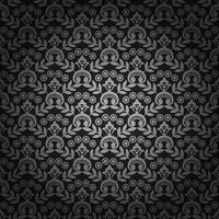 Vector vintage damask pattern design