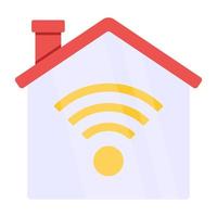 Unique design icon of smarthome vector