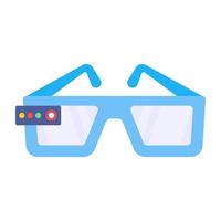 icono de diseño moderno de gafas 3d vector