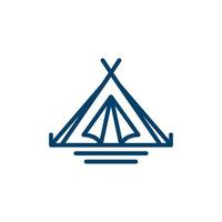 Bonfire line icon. linear style sign for mobile concept and web design. Outline vector icon. Symbol, logo illustration. Vector graphic