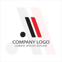 Letter a logo design vector