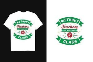 Happy teachers day t shirt design vector