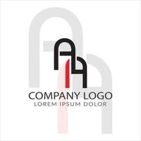 letra a diseño de logotipo vector