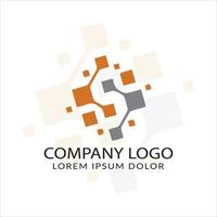 Modern logo branding design vector