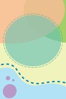 Abstract background with pastel colors. vector elements.