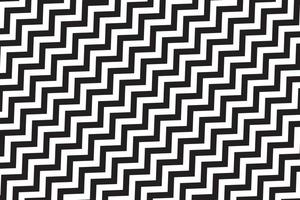 Zigzag pattern in white and black. Vector illustration