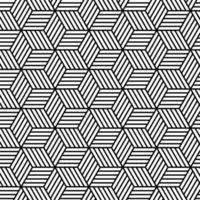 Hexagon geometric pattern. Vector illustration