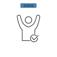 trust icons  symbol vector elements for infographic web