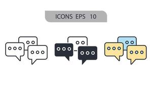 communication icons  symbol vector elements for infographic web