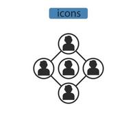 networking icons  symbol vector elements for infographic web