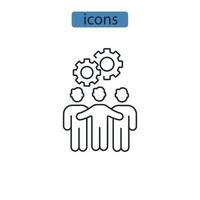 apprentice icons  symbol vector elements for infographic web