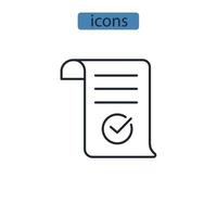 approve icons  symbol vector elements for infographic web