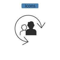 belonging icons  symbol vector elements for infographic web