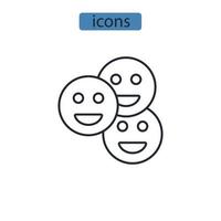 evaluate icons  symbol vector elements for infographic web