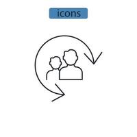 belonging icons  symbol vector elements for infographic web