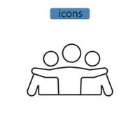 empathy icons  symbol vector elements for infographic web